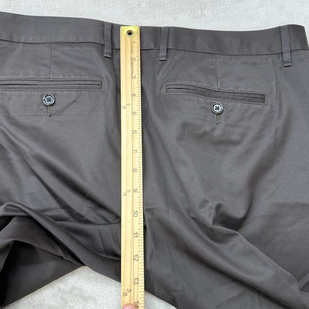 Bonobos Tuesday Chino Pants Mens 34x30 Brown Slim Straight Leg Performance Light